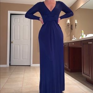 long elegant bcbg dress